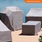 Modern Leisure Garrison Patio Loveseat Cover, Waterproof, Small, 55 in. L x 33 in. W x 38 in. H, Granite 3121 - alternate 8